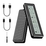 Zorbes Aluminum M.2 Nvme SATA SSD Enclosure with LCD Display USB 3.2 Gen 2 10Gbps M.2 NVMe SSD Enclosure NVME PCI-E M-Key External SSD Enclosure Support UASP Trim for NVMe SATA SSD 2230/2242/2260/2280- Amazon