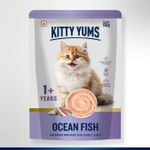 Kitty Yums Premium Mousse For Adult Cats Fish 0.08 kg Wet Adult Cat Food- Flipkart