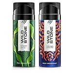 Wild Stone Forest Spice and Legend Deodorants for Men, Pack of 2 (150ml each)- Amazon