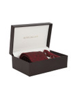 Peter England Men Embroidered Tie Pocket Square And Cufflink Accessory Gift Set- Myntra
