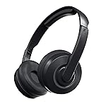 Skullcandy Cassette Bluetooth 5.0 On-Ear Wireless Headphones with Mic, 22Hr Playtime, Rapid Charge, Collapsible Design – Black- Amazon