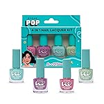 SUGAR POP 4 in 1 Nail Lacquer Kit | Chip-resistant formula & Glossy Flinsh | Nail Polish Set – 04 Pastel Paradise- Amazon