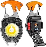 DotCom Portable LED Flashlight – Multicolor Compact Design | 500 Lumens Emergency Pocket Friendly Flashlight | Rechargeable Light with Whistles, Bottle Opener & Screwdriver- Amazon