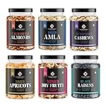 Nature Purify Dry fruits Combo 1.5 kg (Almond, Cashew, Apricot, Black Raisins, Amla, Mixed Nuts & More.)- Amazon