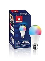 Havells Glamax 9W B22 WiFi LED Smart Bulb with Music Sync Function, Compatible with Amazon Alexa and Google Assistant (16M Colours)- Amazon
