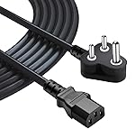FEDUS 1.8M Computer Power Cable Cord for Desktops PC and Printers/Monitor SMPS IEC Mains Black- Amazon