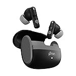 pTron Bassbuds Blaze in-Ear TWS Earbuds w/ 13mm Drivers, 50Hrs Playtime, AI-ENC Clear Calls, Bluetooth V5.4 Wireless Headphones, Touch Control, Voice Assistant, Type C Charging & IPX5 (Black & Grey)- Amazon