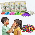 GRAPHENE Holi Combo Herbal Fruit Gulal Pack of 6 with 100 Water Balloons Herbal Eco Friendly Non-Toxic Abeer Rang Quick Fill Easy Tie Balloons Vibrant Colors for Kids Pool Party Boys Girls- Amazon