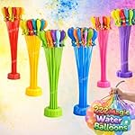 GRAPHENE Holi Magic Water Balloons Set of 6 Bunch (222 Balloons) Multicolor Latex Eco Friendly Non Toxic Auto Tie Quick Fill No Mess Easy Use for Kids Boys Girls Party Summer Fun- Amazon