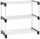 YASHVI Plastic Shoe Rack (White, 3 Shelves, DIY(Do-It-Yourself))- Shopsy