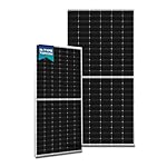 Anchor by Panasonic N-Type TOPCon 585Watt Solar Panel, Non DCR Half Cut 144 Cell, Dual Glass Bifacial Solar Module, 10BB, 30 Years Linear Performance Warranty (Pack of 2)- Amazon