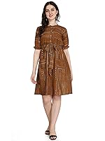 DHRUVI TRENDZ Women’s Rayon Regular Fit Casual Wear Kurtis- Amazon