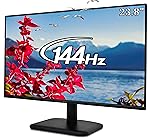 acer EK240Y P6 P6 23.8 Inch IPS Full HD Backlit LED Monitor I 144Hz Refresh Rate, 1MS VRB Response Time, AMD FreeSync I 1 x VGA 1 x HDMI with Inbox HDMI Cable I Zero Frame Design I Eye Care I Black- Amazon