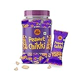 Go Desi Peanut Chikki Bar | No Added Preservatives and Colours | Gajak | Sweets | Made with Jaggery | Gazak | 50 pieces | 750gm- Amazon