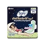 Sofy Women Anti Bacteria Longest XXL Sanitary Pads |Night Protection|Wider Hip Guard| Deep Absorption | Herbal Shield | Hygiene & Herbs | XX-Large, Pack Of 15- Amazon