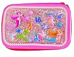 Crackles Pencil Pouch for Girls School Stationary Items Kit Organizers Cute Fruit Printed Pencil Case Multipurpose Pen Pouch for Kids Children- Pink- Amazon