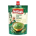 Kissan Chatpati Hari Chutney 200g |Dhaniya Pudina Chutney |Silbatta like texture | Sourced from Indian Farms | made with Coriander & Mint| Ready to Eat | Pairs well with Sandwiches, Chaat & Kebab’s|- Amazon