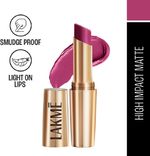 Lakmé 9TO5 Primer + Matte Lip Color (Plum Pick, 3.6 g)- Flipkart