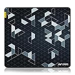 Ant Esports Prism Mouse Pad with Anti-fray Stitching, Waterproof Surface & Non-Slip Rubber Base with Stitched Edges Gaming Mouse Mat for Laptop, Compatible with Laser and Optical Mice – Black- Amazon