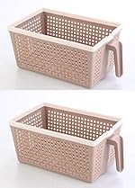Nayasa Frill Fruit Basket for Dining Table & Fridge | Multipurpose Basket for Storage | Storage and Organisers | Ideal for Kitchen, Fridge & Dining Table | 6 Litre | Set of 2 – Multicolor- Amazon