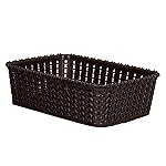 Kuber Industries Multipurposes Small M 15 Plastic Basket, Organizer for Kitchen, Countertops, Cabinets, Bathrooms Without Lid (Brown) -46KKM0110,Standard- Amazon