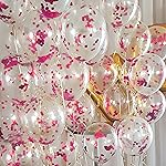 Just Party Confetti Balloons – Pack of 50 (Pink)- Amazon