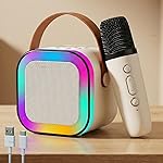 Toy Imagine Rechargeable Karaoke Mic with Speaker | Wireless Mini Portable Bluetooth Mic with RGB LED Lights | Singing Musical Toy & Birthday Gift for Kids, Boys, Girls & Adults- Amazon