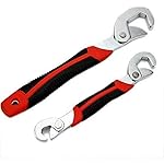 Stainless Steel Socket Adjustable Universal Multi Function Wrench Spanner Set Tools 9mm to 32mm Works, Hand Tools (Set of 2 Piece)- Amazon