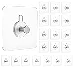 20 Pcs Self Adhesive Hooks Wall Hooks – Heavy Duty for Wall Heavy Items Wall Hanger Hook Without Drilling – Sticky for Hanging Towel, Coat & Key (Pack of 20, Photo Frame)- Amazon