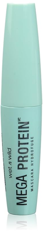 wet n wild Mega Protein Waterproof Mascara – Very Black, Black, 6 ml- Amazon