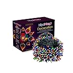 35 Feet 36 Led String Serial Lights, Copper Wire LED Decorative String Fairy Rice Lights for Indoor, Outdoor, Decoration, Festival, Party, Wedding, Garden, Lawn (Multicolor)(Pack of 1)- Amazon
