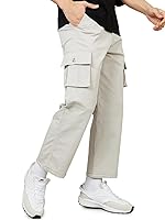 Styli Men Mid Rise Cotton Oversized Cargo Pants| Stylish Cargo Pants for Men | Perfect for Casual, Party & Everyday Wear- Amazon