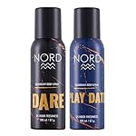 NORD Deodorant Body Spray For Men – Dare and Play Date 100 ml each (Pack of 2), Gift sets, Deodorant combo sets- Amazon