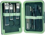 Home Pitaara GlamVoyage 12-Piece Manicure Kit – Compact and Stylish Case – Avocado Green- Flipkart