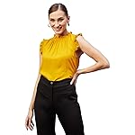 Rare Women’s Solid Regular Fit Blouse- Amazon