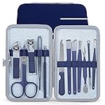 DOCOSS 12 IN 1 Stainless Steel Professional Manicure & Pedicure Kit For Women Includes A Nail Cutter and Cllippers, Acne Remover Needle- Amazon