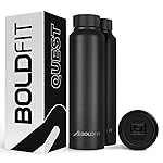 Boldfit Water Bottles Stainless Steel Water Bottle 1 Litre Steel Water Bottles for School, Office, Home, Gym 1 Litre Water Bottle for Men Leakproof, Rust Free Steel Bottle- Amazon