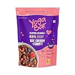 Yogabar Wholegrain Breakfast Muesli – Dark Chocolate + Cranberry,400g| Healthy Breakfast Cereals | Granola | Gluten Free | Antioxidant Rich | Healthy Food for Breakfast | Protein Rich- Amazon