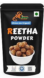 Pure Reetha Powder 100g | Natural Soapnut Herbal Powder for Hair Wash, Hair Care, Scalp Cleaning & DIY Hair Masks- Amazon
