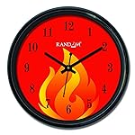 RANDOM 12-inch Plastic & Glass Decorative Wall Clocks for Home,Living Room, Lobby, Kitchen, Plastic Analog Stylish Wall Clock- Amazon