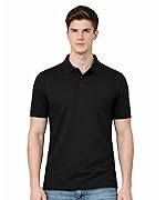 AWG ALL WEATHER GEAR Men’s Cotton Blend Polo T-Shirt | Plain Regular Fit | Soft Breathable Fabric | Casual & Formal Wear | Half Sleeve | Collared T-Shirt | Mens Tshirts | Tees for Man- Amazon