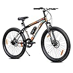 Leader Beast 26T Mountain Cycle for Men with Front Suspension and Dual Disc Brake with Complete Cycle Accessories | Without Gear Cycle – Ideal for 10+ Years (Frame: 18 Inches) (26T, Matt Black)- Amazon