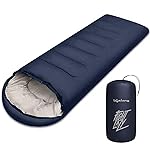 Lifelong Sleeping Bag for Adults – Winter Sleeping Bags Certified for Temperatures 4°C to 10°C – Mummy Shape Foldable Camping Bed Height Upto 6’5”feet – Travel Accessory for Camping, Hiking, Trekking- Amazon