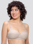 Kalyani Sharon Padded Seamless Cups with Transparent Straps Everyday T-Shirt Bra- Myntra