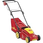 WOLF-Garten 18BKEJS2650 1400W 3500 RPM Electric 3-in-1 Push Lawn Mower,13″(33cm) Winged Blade,Max. Mowing Area 250 Metre Square, 30L GrassCatcher Capacity, Soft Grip Handle,Cable Not Included,A 340 E- Amazon