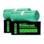 Beco Eco Friendly Compostable Garbage Bags for Dustbin | 30 Pcs | Small 17 X 19 Inches | Pack of 2- Amazon