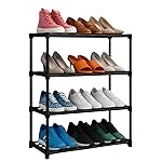Portable Shoe Rack for Home Plastic with Door,Adjustable Plastic Shoe Rack for Bedroom/Outdoor Waterproof, Shoe Storage Organizer,with Shelves- Amazon