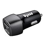 Dyazo 501 24 W Dual Car Charger for iPhone Xr/Xs/Max/X/8/7/Plus, Galaxy and All Other Cellular Phones Carbon Black- Amazon