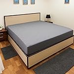 Waterproof Soft Non-Woven Mattress Protector for Bed in Size 72″x84″ |Breathable Elastic Fitted Mattress Cover for 8 to 12 Inch Deep Mattresses – Grey- Amazon