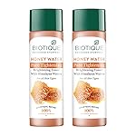 Biotique Honey Water Pore Tightening Brightening Toner with Himalayan Waters |Maintains pH Balance| Moisturized and Hydrated Skin | |100% Botanical Extracts| All Skin Types | 120ml (Pack Of 2)- Amazon
